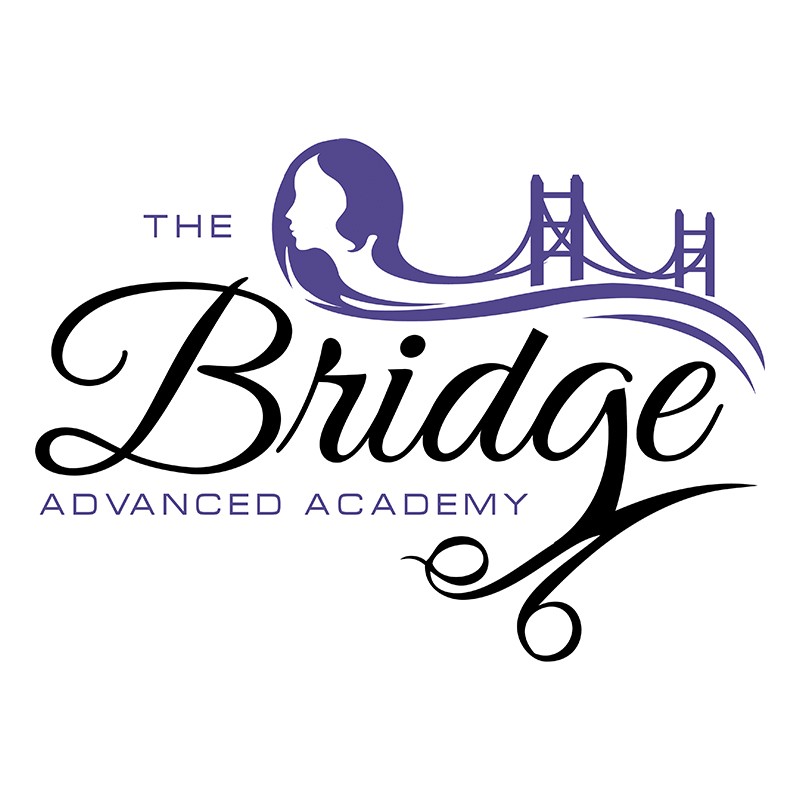 Hair Salon Logo for The Bridge Advanced Academy