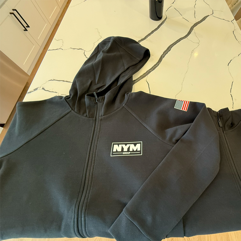 Hooded Screen Printed Jackets For NYM Group